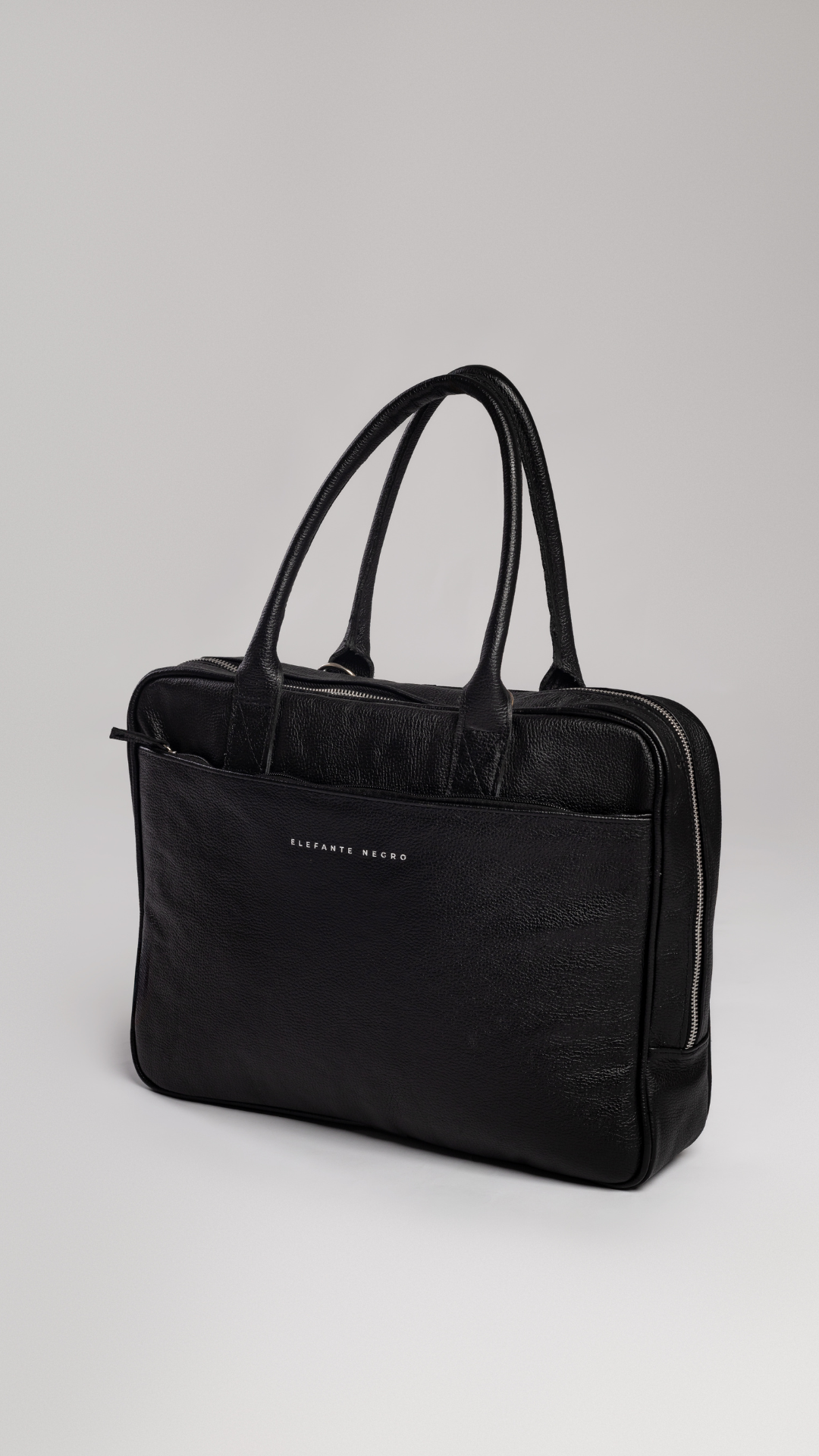 OFFICE BAG CUERO NEGRO