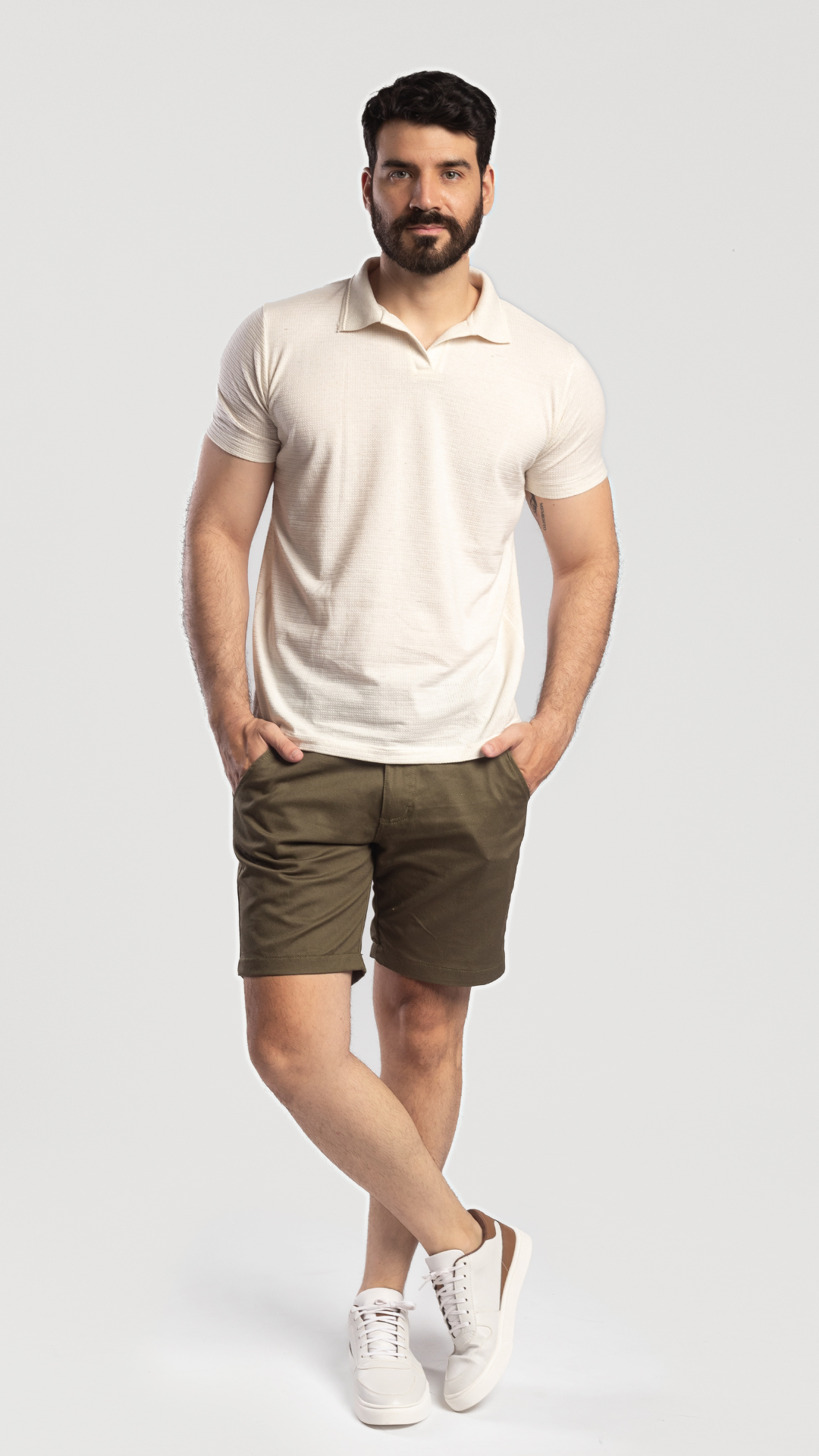 SHORT VERDE MILITAR