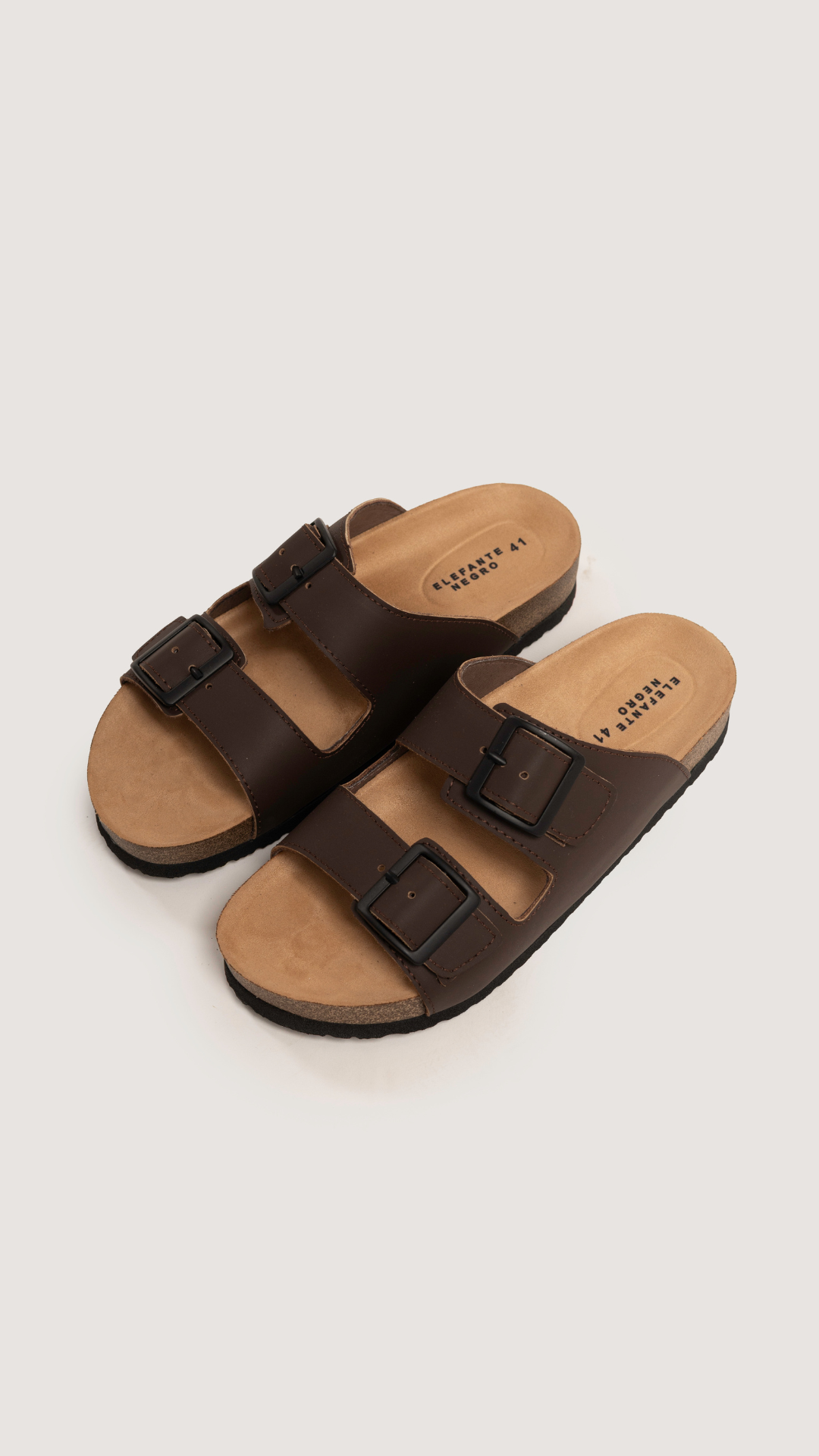 THE LEATHER SLIPPER MARRON 01