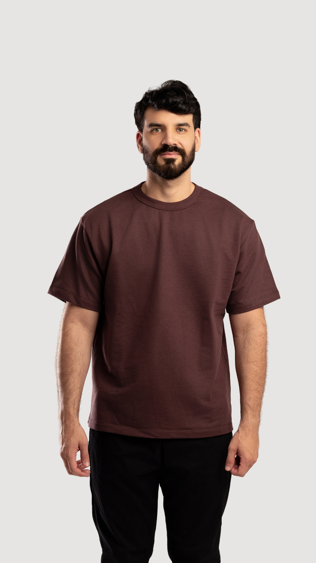 THE SMART TEE - MARRON