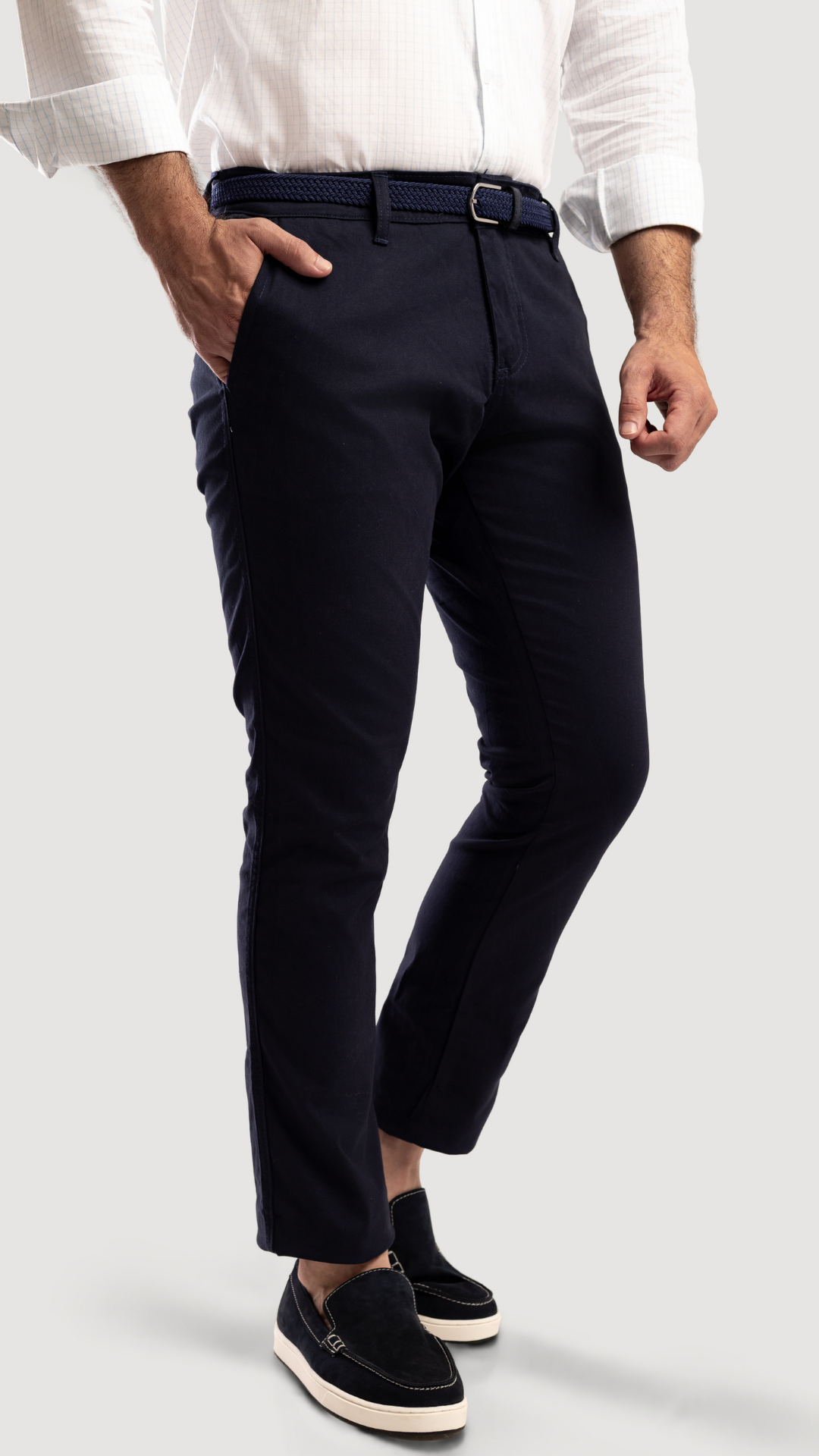 CHINO PANTS AZUL CORTE REGULAR