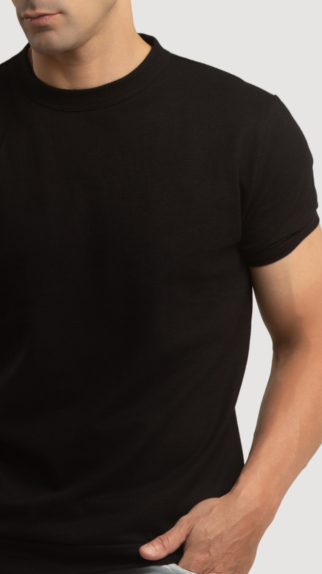 BASICA TEXTURIZDA NEGRO - SUMMER SELECTS