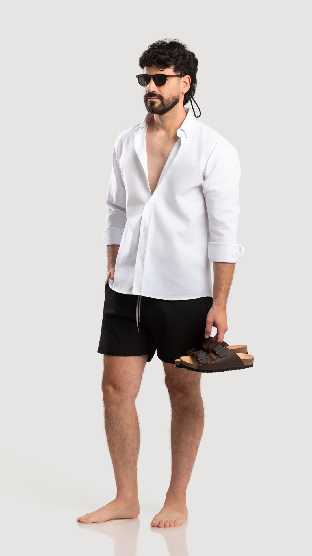 SHORT DE BAÑO NEGRO