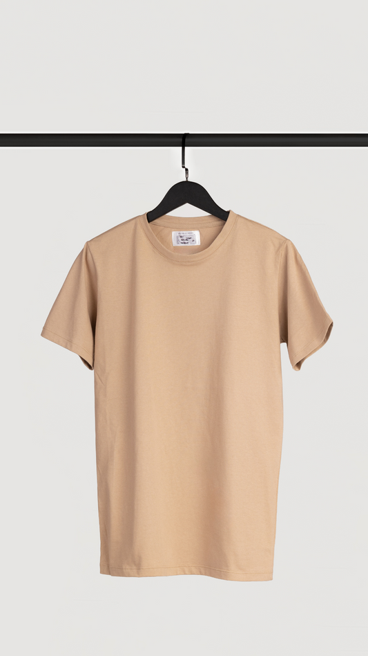 REMERA BASICA BEIGE
