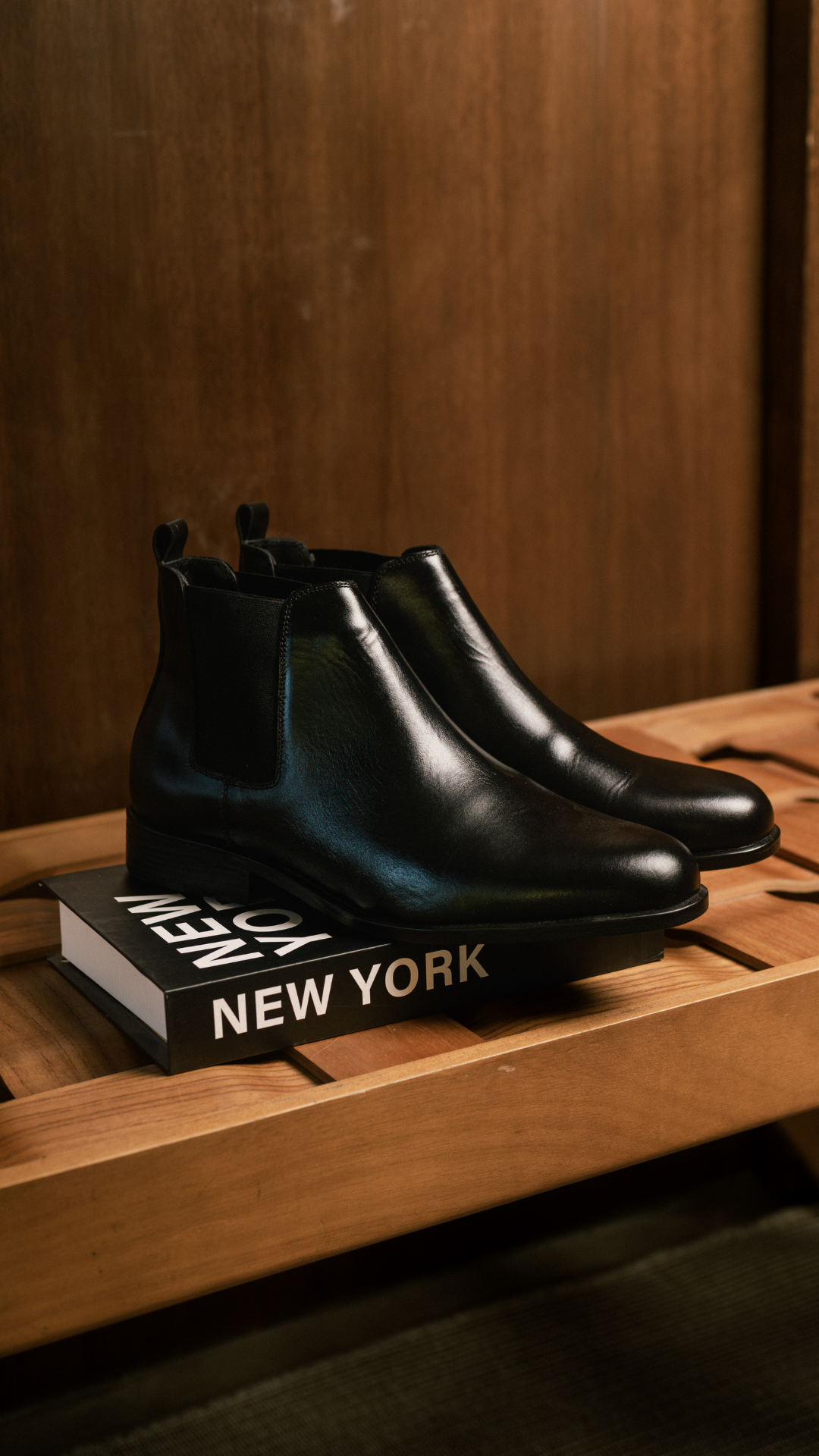 CHELSEA  BOOTS NEGRO CUERO LISO