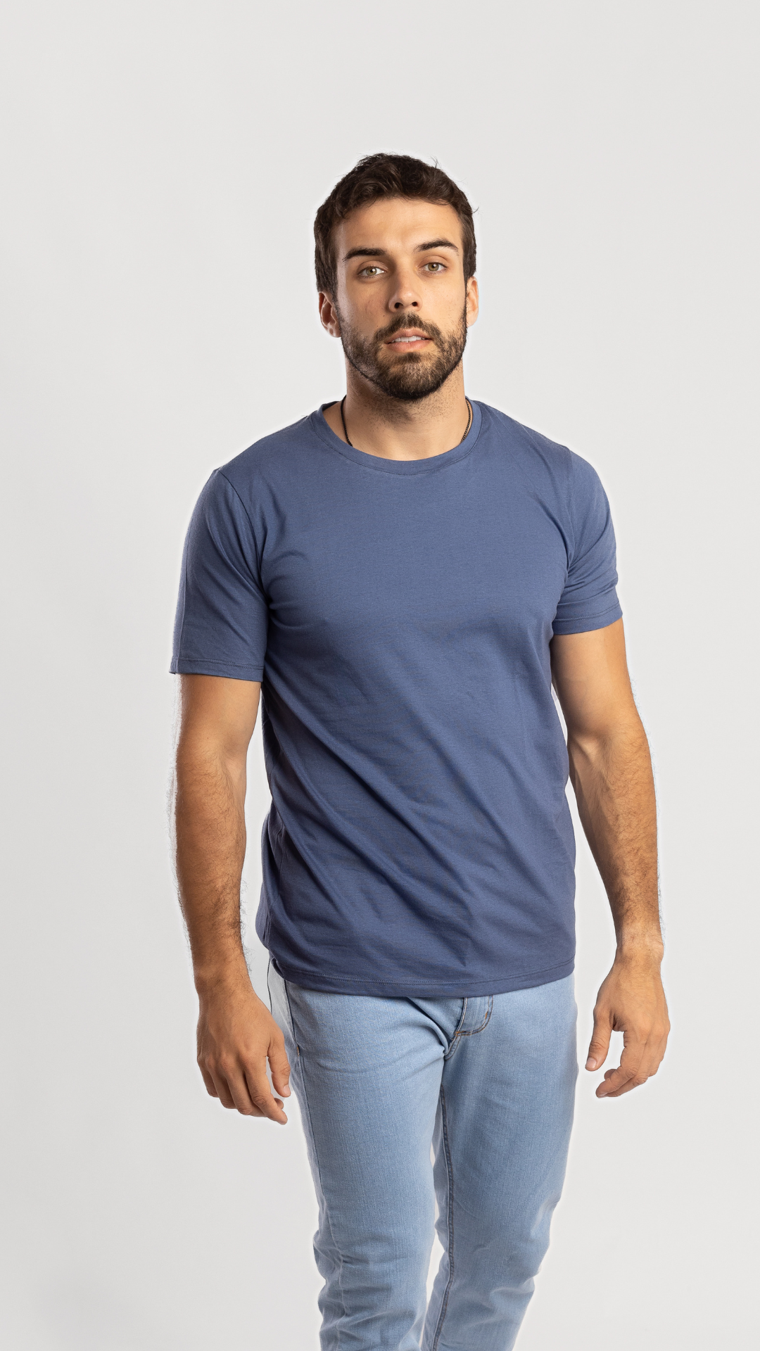 REMERA BASICA AZUL CLARO