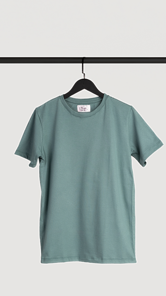REMERA BASICA VERDE CLARO