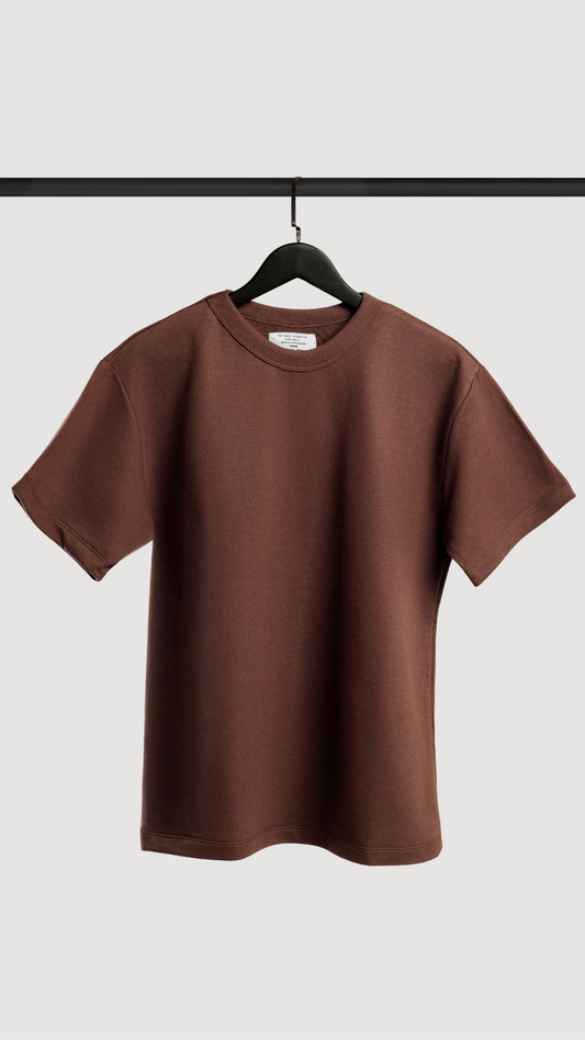 THE SMART TEE - MARRON