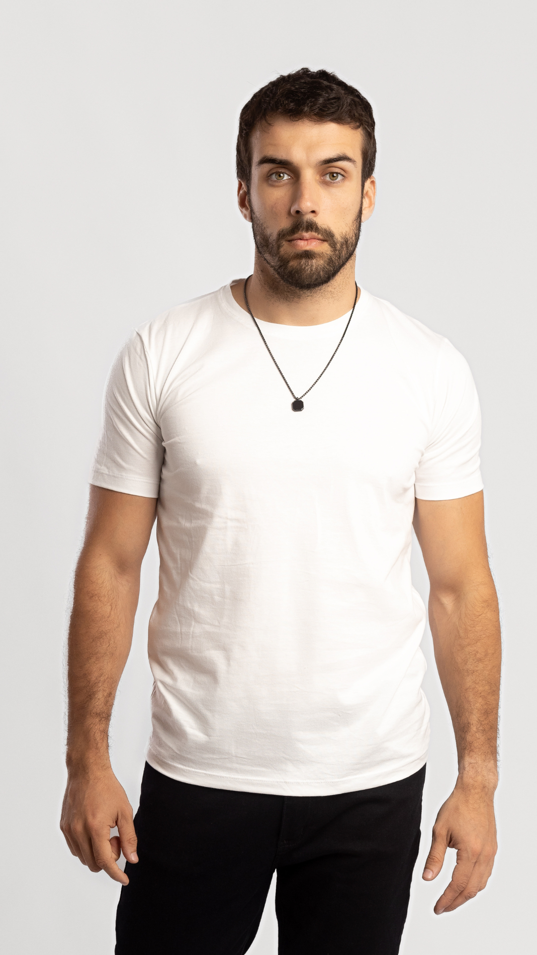 REMERA BASICA BLANCA