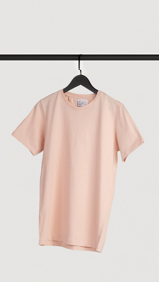 REMERA BASICA ROSA CLARO